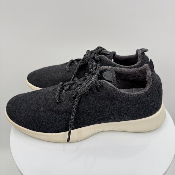 Allbirds shoes women's 10 merino wool runners sneakers lace up charcoal gray - Picture 3 of 8